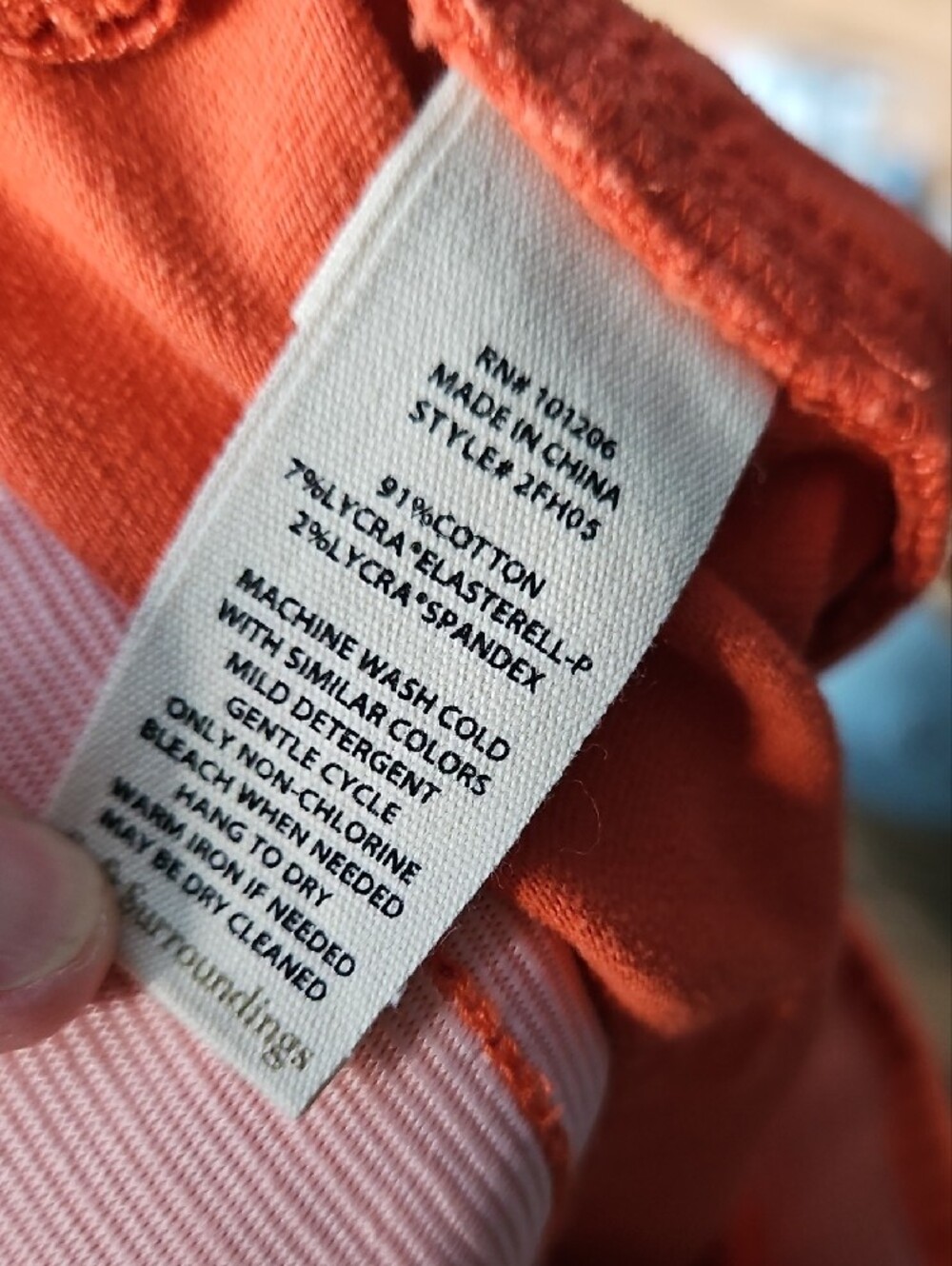 Soft Surroundings Women’s Orange Stretch Pull On Pants Large - Picture 10 of 10